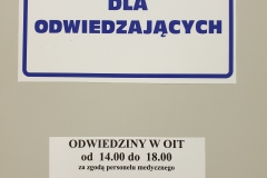 Szatnia dla odwiedzających na OIT