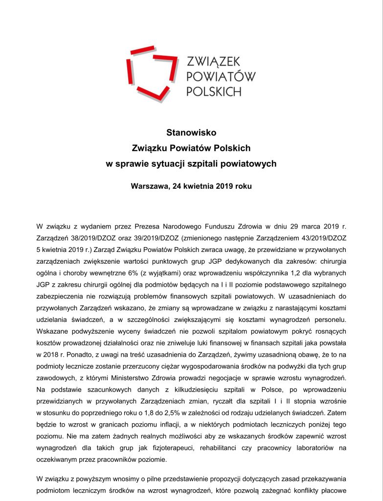 Stanowisko ZPP