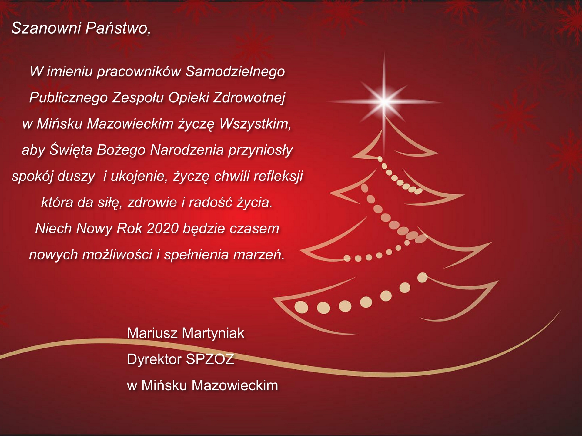 Życzenia Świąteczne 2019