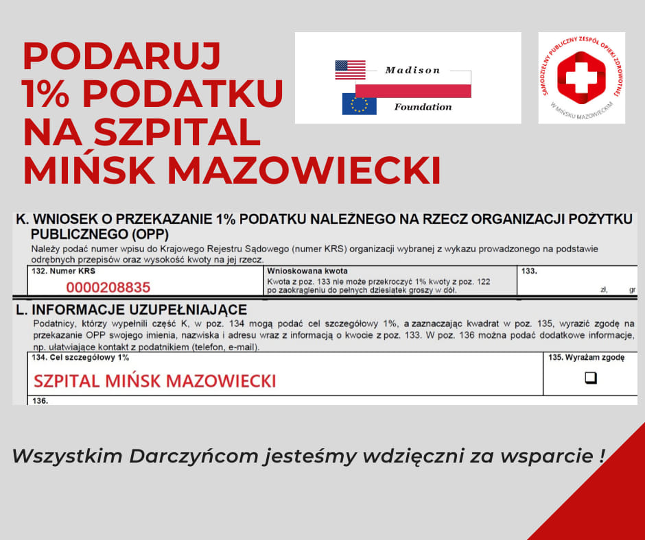 Read more about the article Przekaż 1% podatku