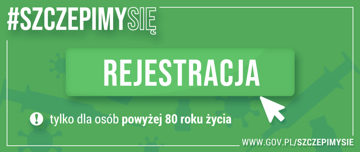 Read more about the article Rejestracja na SZCZEPIENIA P/COVID-19 – Seniorzy 80+