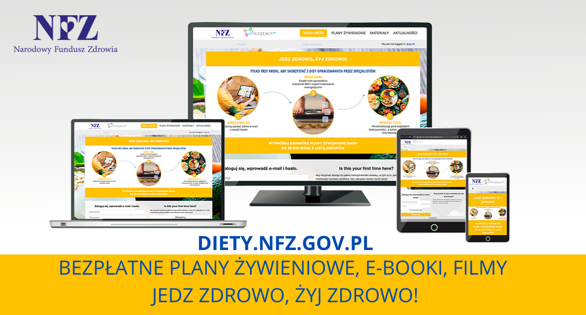 You are currently viewing Działania prozdrowotne prowadzone w ramach Śród z Profilaktyką i portalu Diety NFZ