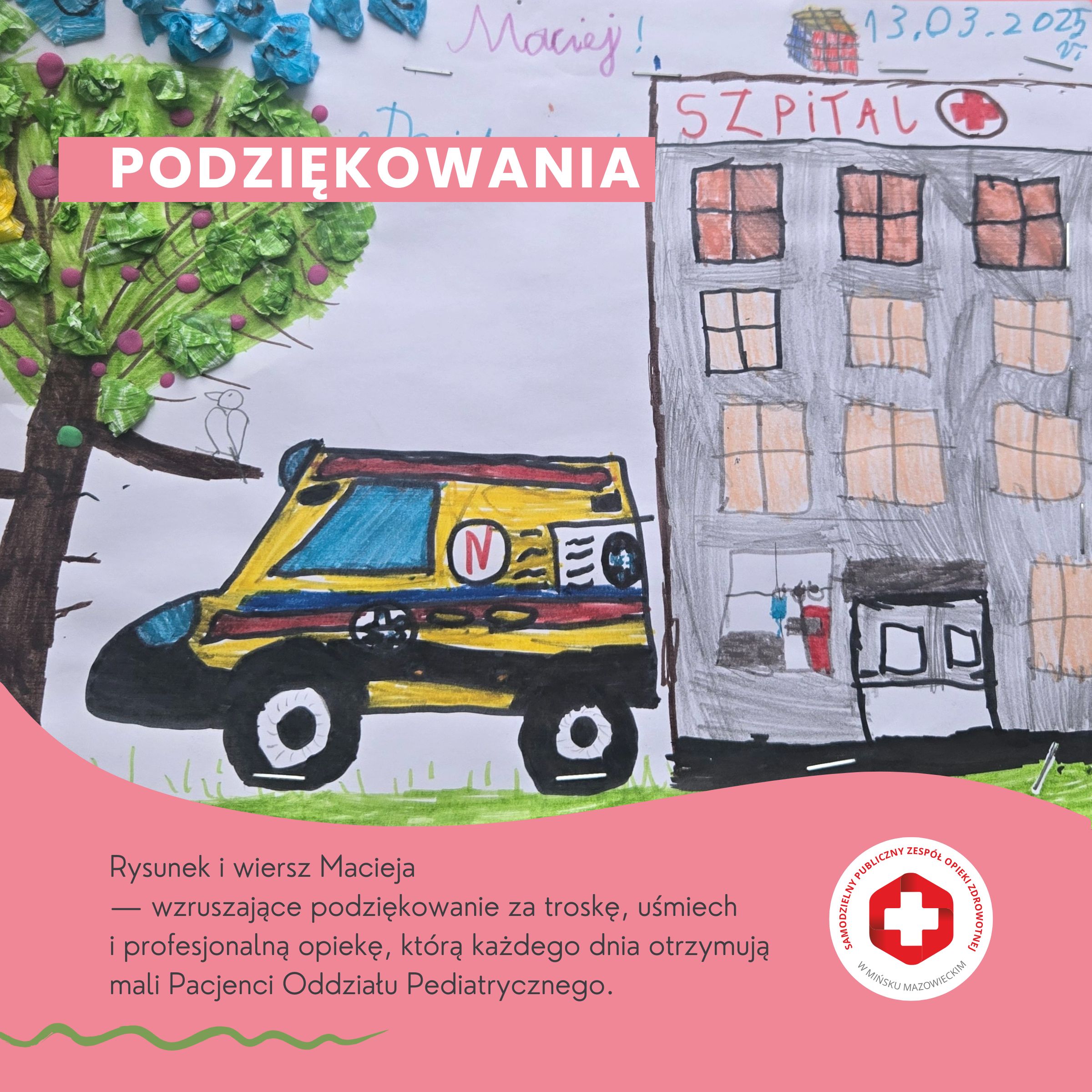 Read more about the article Wyjątkowe podziękowania od dzielnego Macieja ❤️