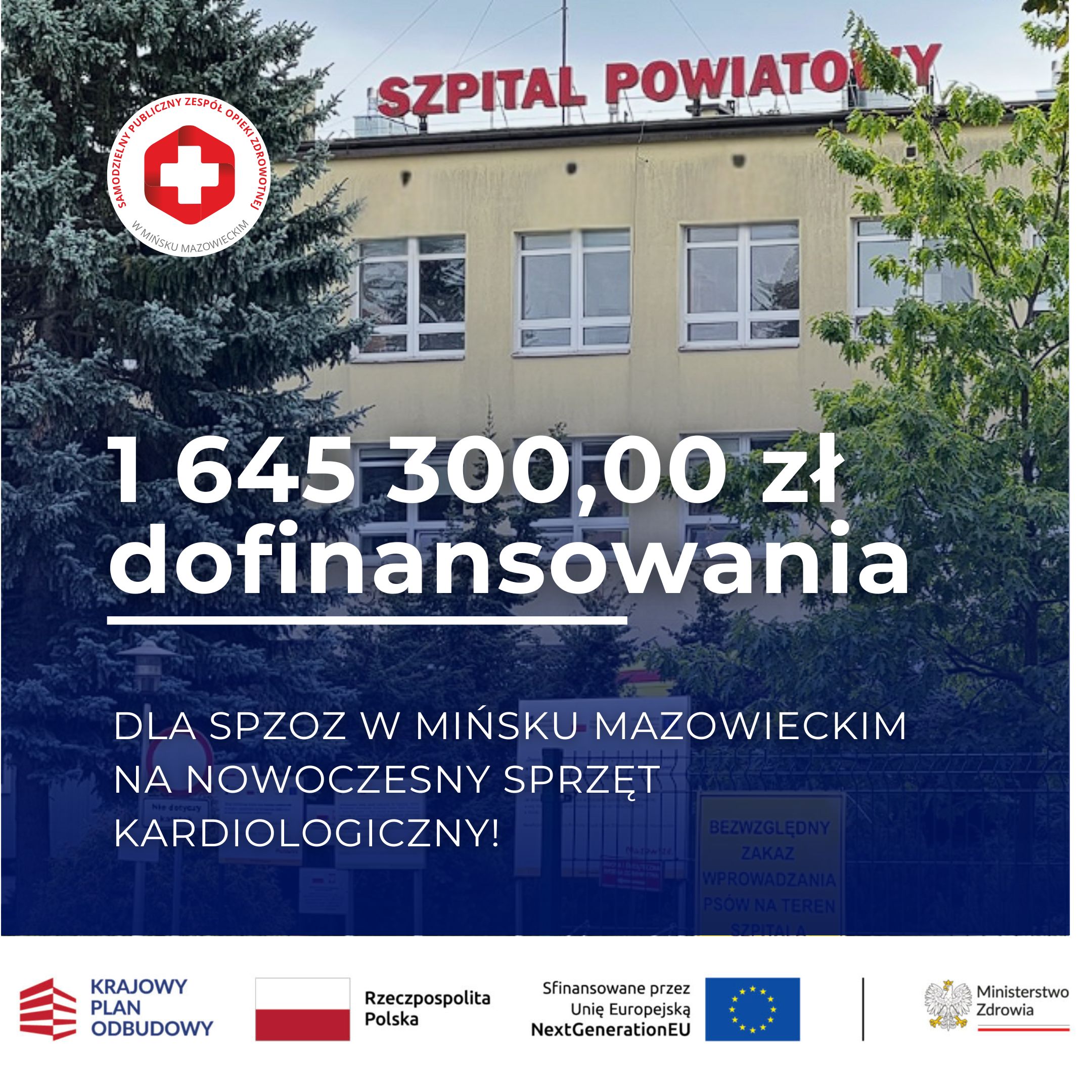 Read more about the article SPZOZ w Mińsku Mazowieckim z dofinansowaniem na rozwój kardiologii!