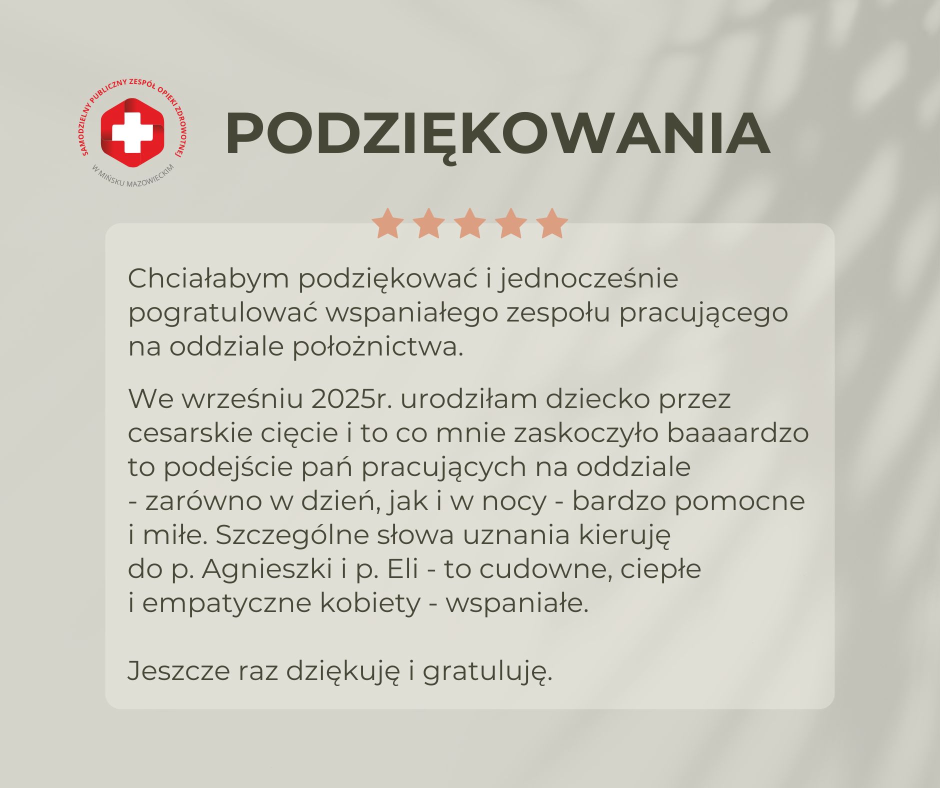 You are currently viewing Najpiękniejsza nagroda – pamięć pacjentki