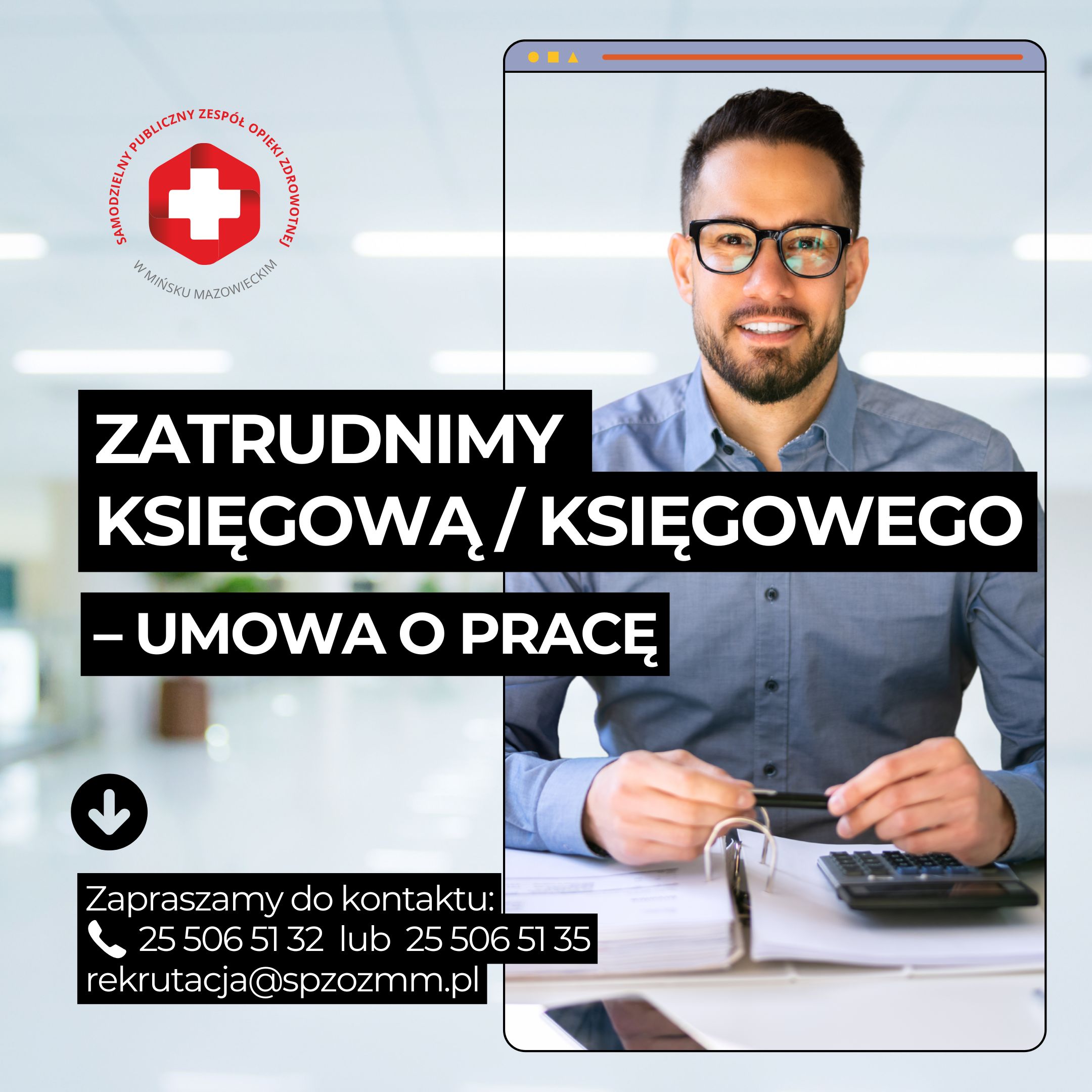 You are currently viewing Szukamy Księgowej / Księgowego – stabilna praca w SPZOZ