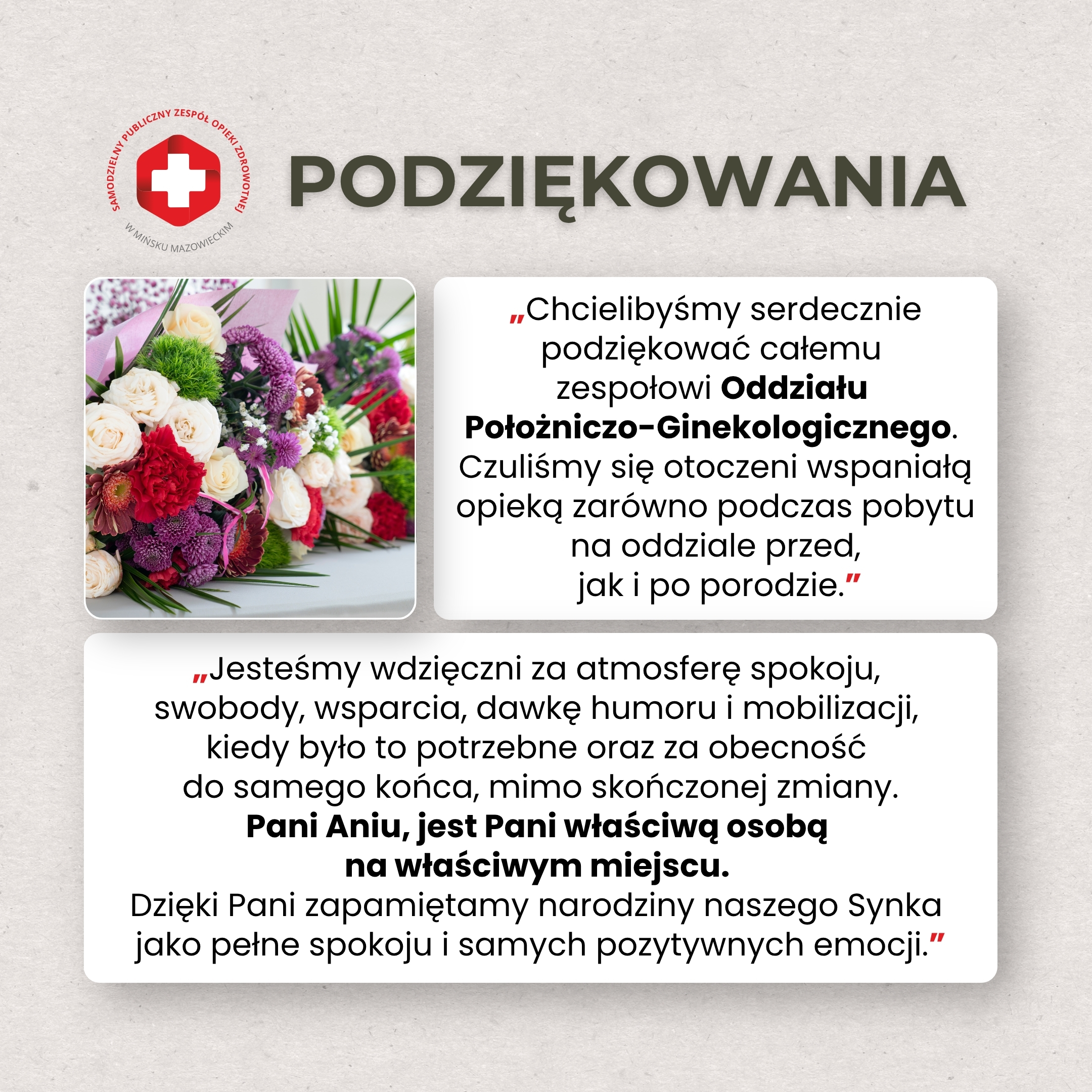You are currently viewing „Pani Aniu, jest Pani właściwą osobą na właściwym miejscu.” – Piękne podziękowania od Rodziców Witka