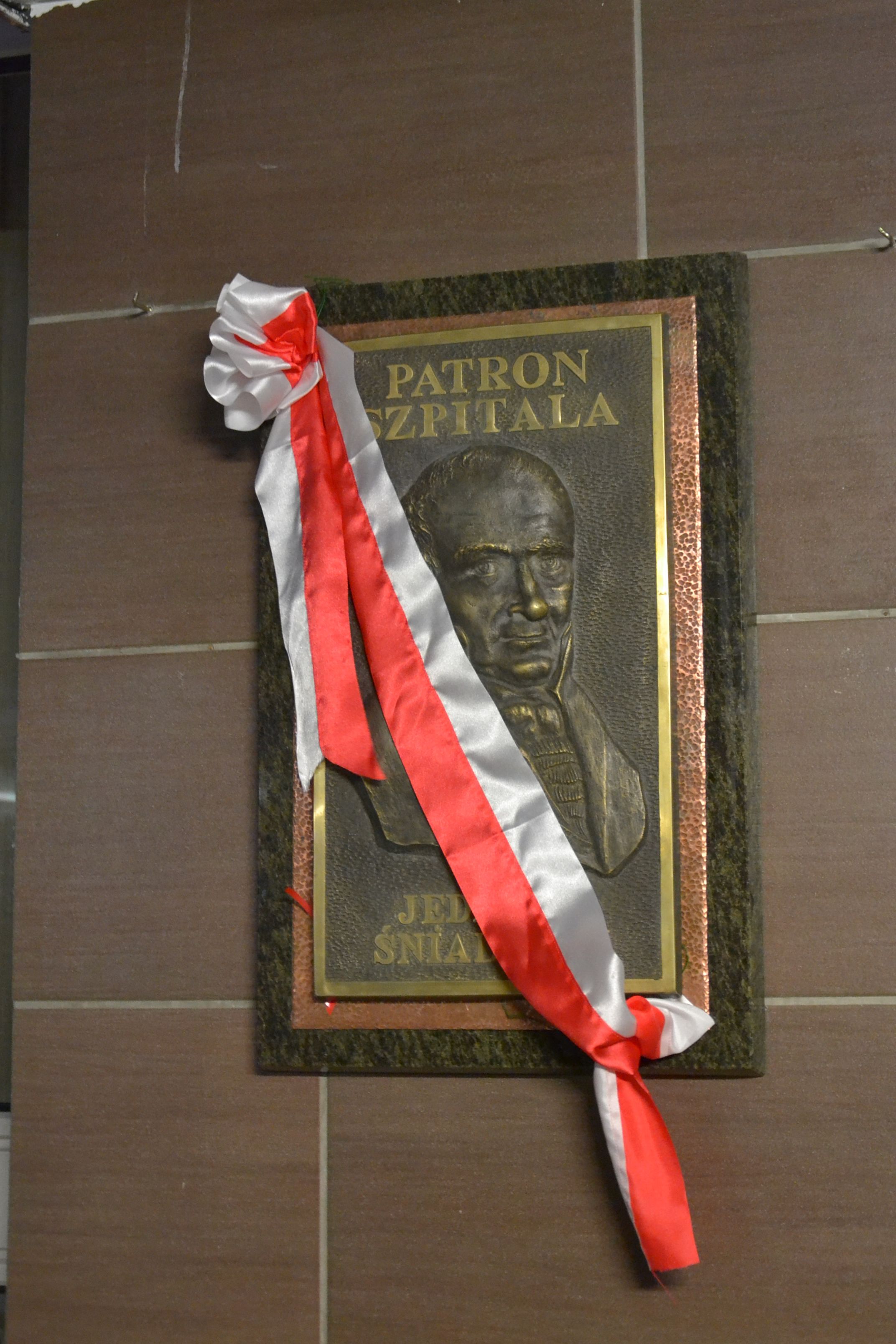 Odsłonięcie tablicy Jędrzeja Śniadeckiego, Patrona Szpitala Powiatowego w Mińsku Mazowieckim