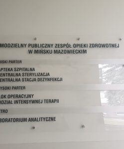 Pawilon – tablica informacyjna